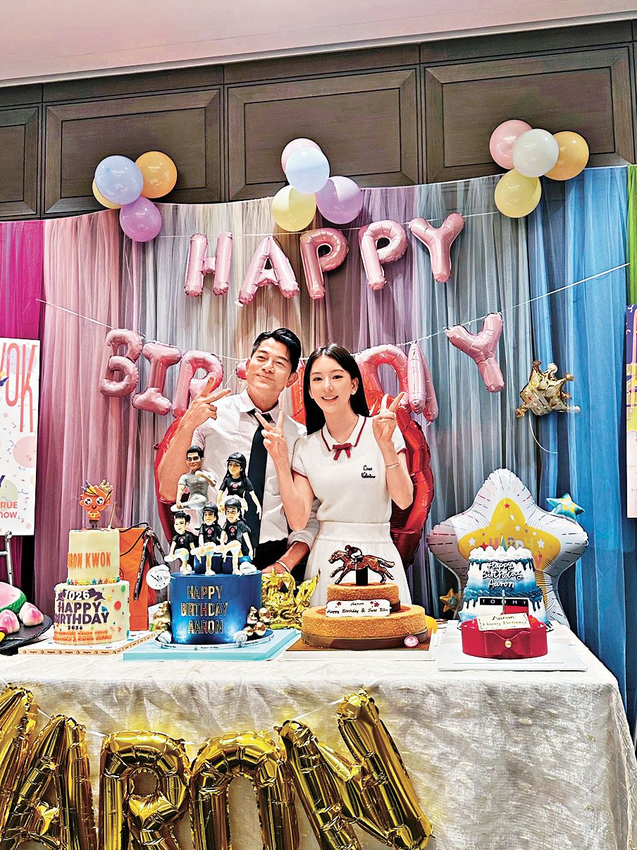 郭富城與方媛誕下三名女兒後,外界紛紛關注二人會否追B仔。