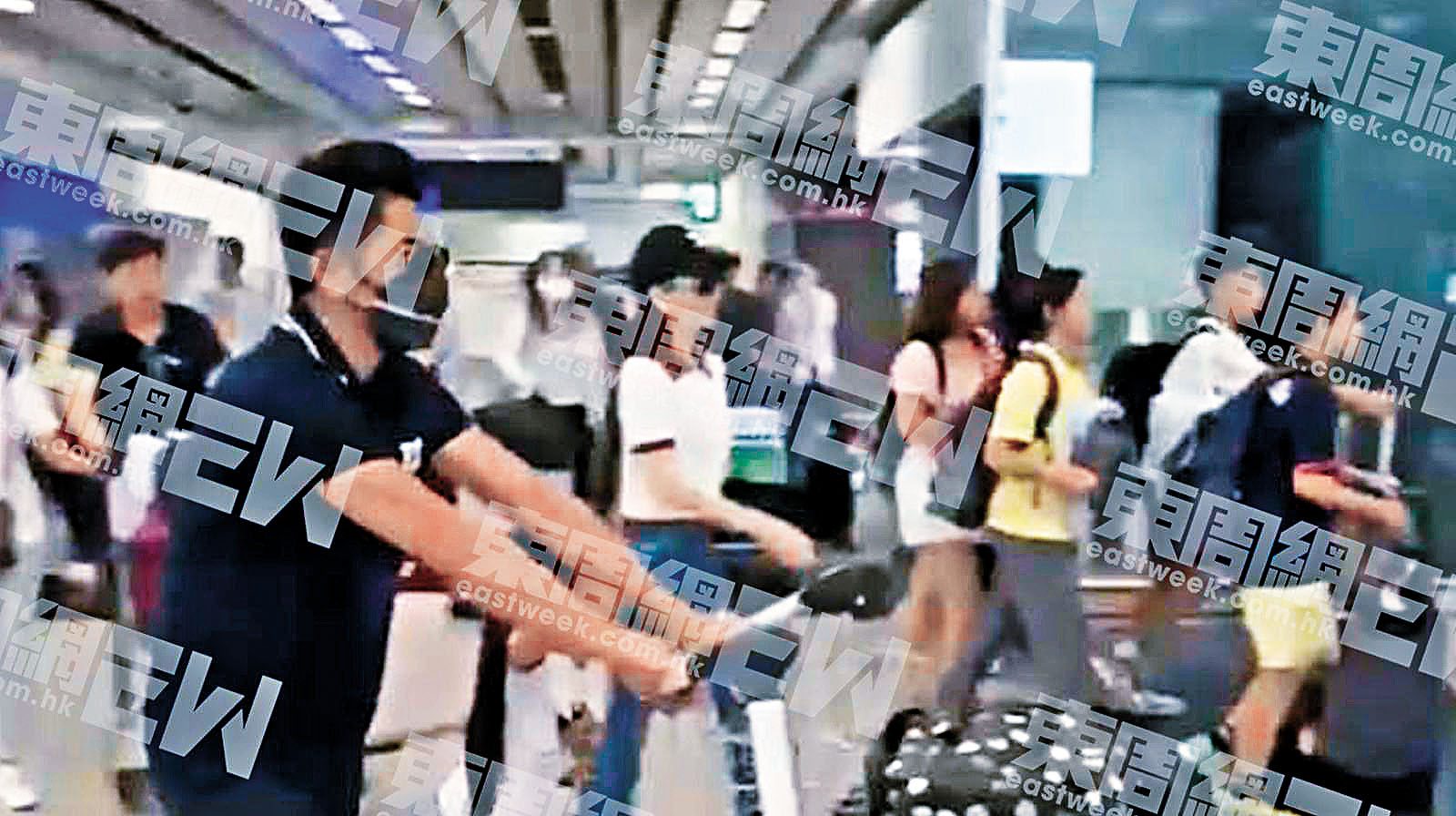 郭富城一家出遊後,低調回港。《東周刊》圖片