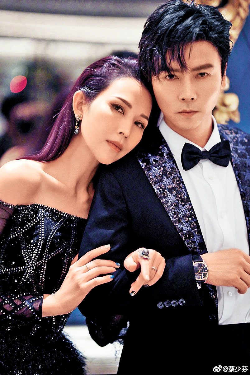 蔡少芬與張晉結婚後十分恩愛。