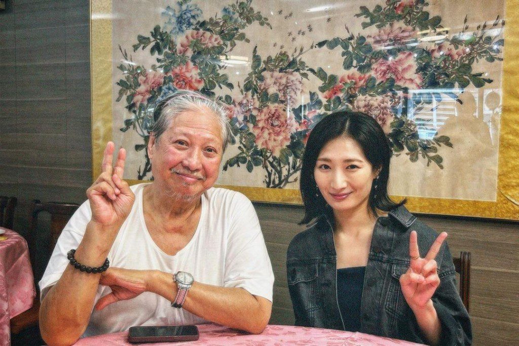 洪金寶身形較以往清減，但面色看來相當好。