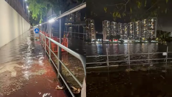 東北季候風遇上天文大潮 沙田大埔多處水浸市民需繞道