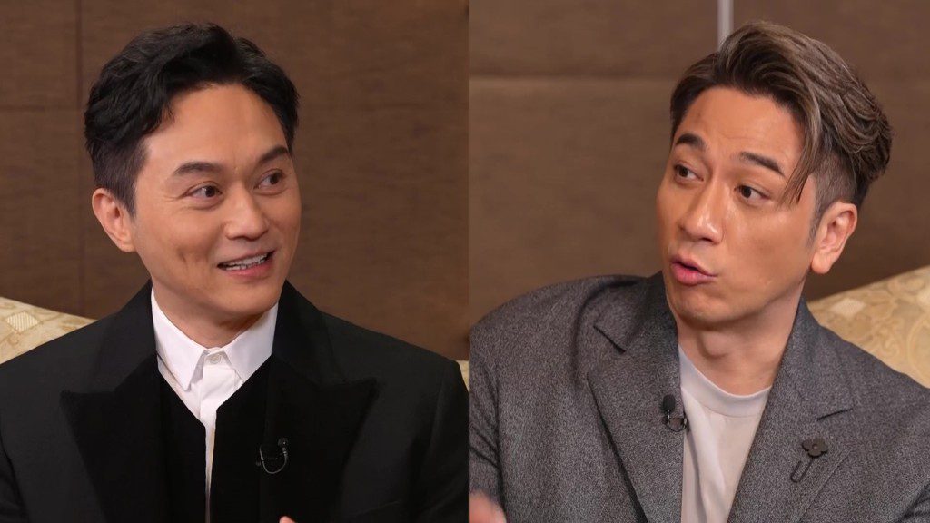 張智霖與吳卓羲兩大男神同框對談,分享拍攝心得與幕後花絮。