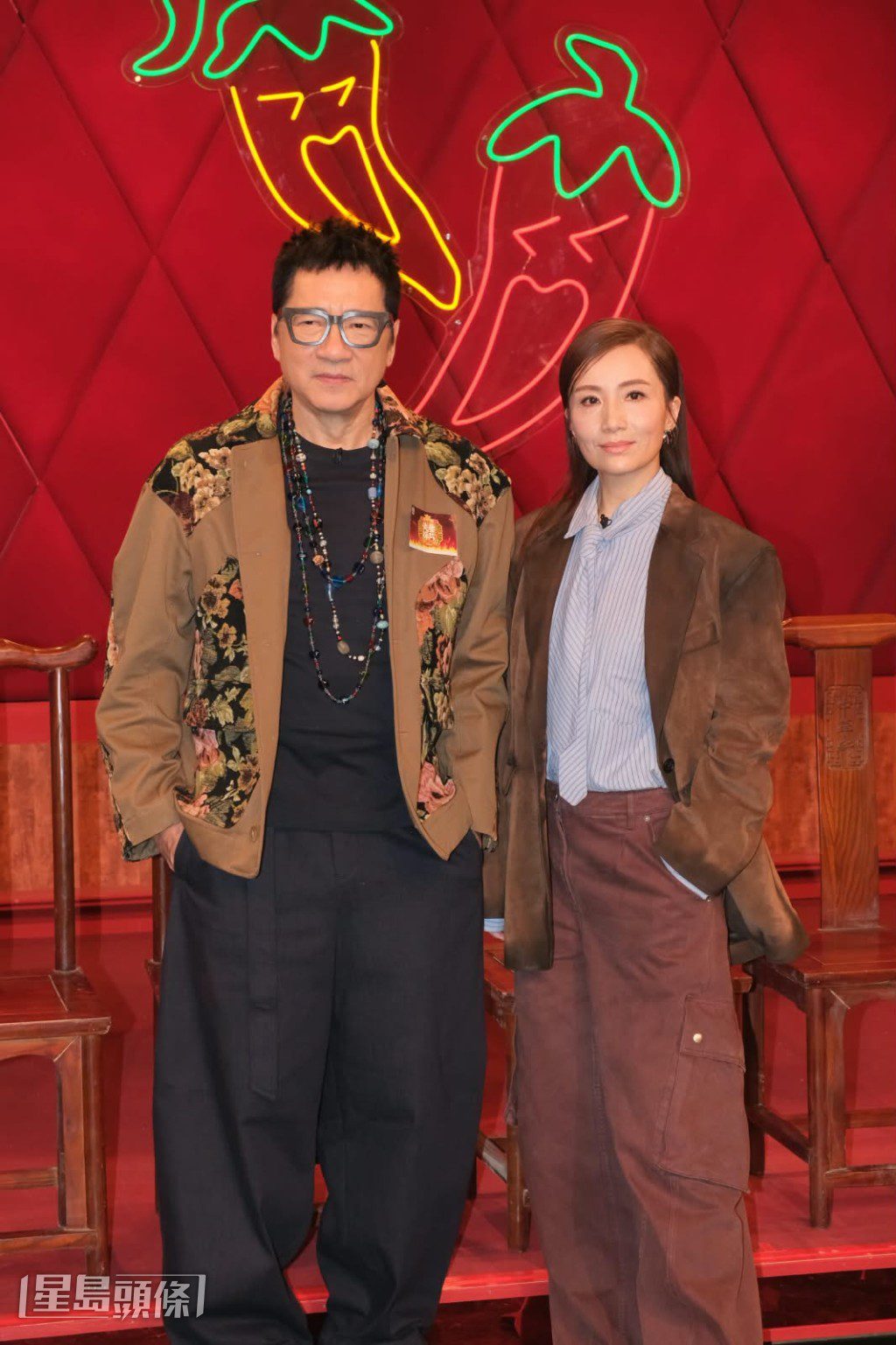 單立文與胡蓓蔚在《夫妻肺片2》主持之餘,也分享夫妻相處心得。