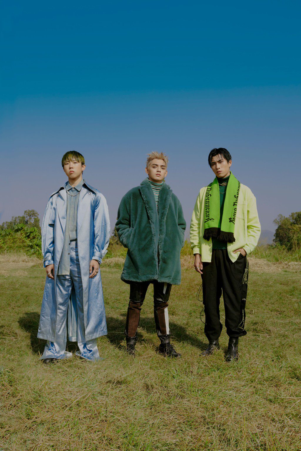 P1X3L成員吳啟洋(Phoebus)、葉振弘(Marco)與歐鎮灝(George)出身自《全民造星II》,現已各自發展。