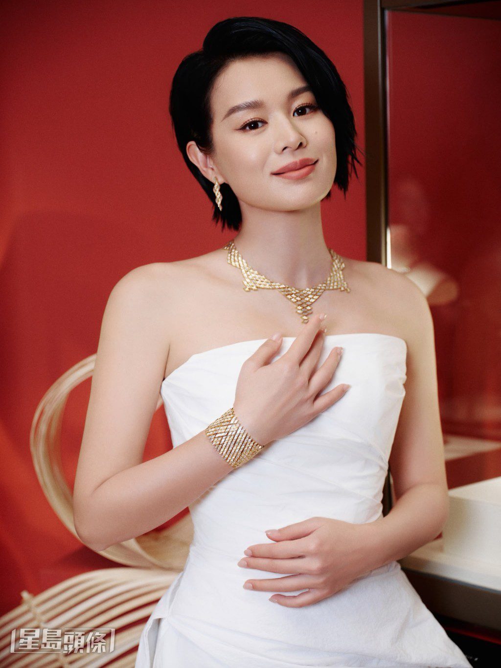 胡杏兒談及珠寶與服飾配搭心得。