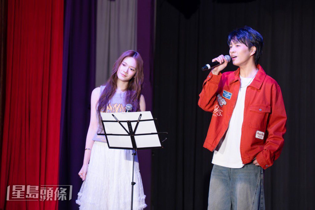 Cloud首次以「師姐」身份帶領Lester演出,坦言略為緊張。