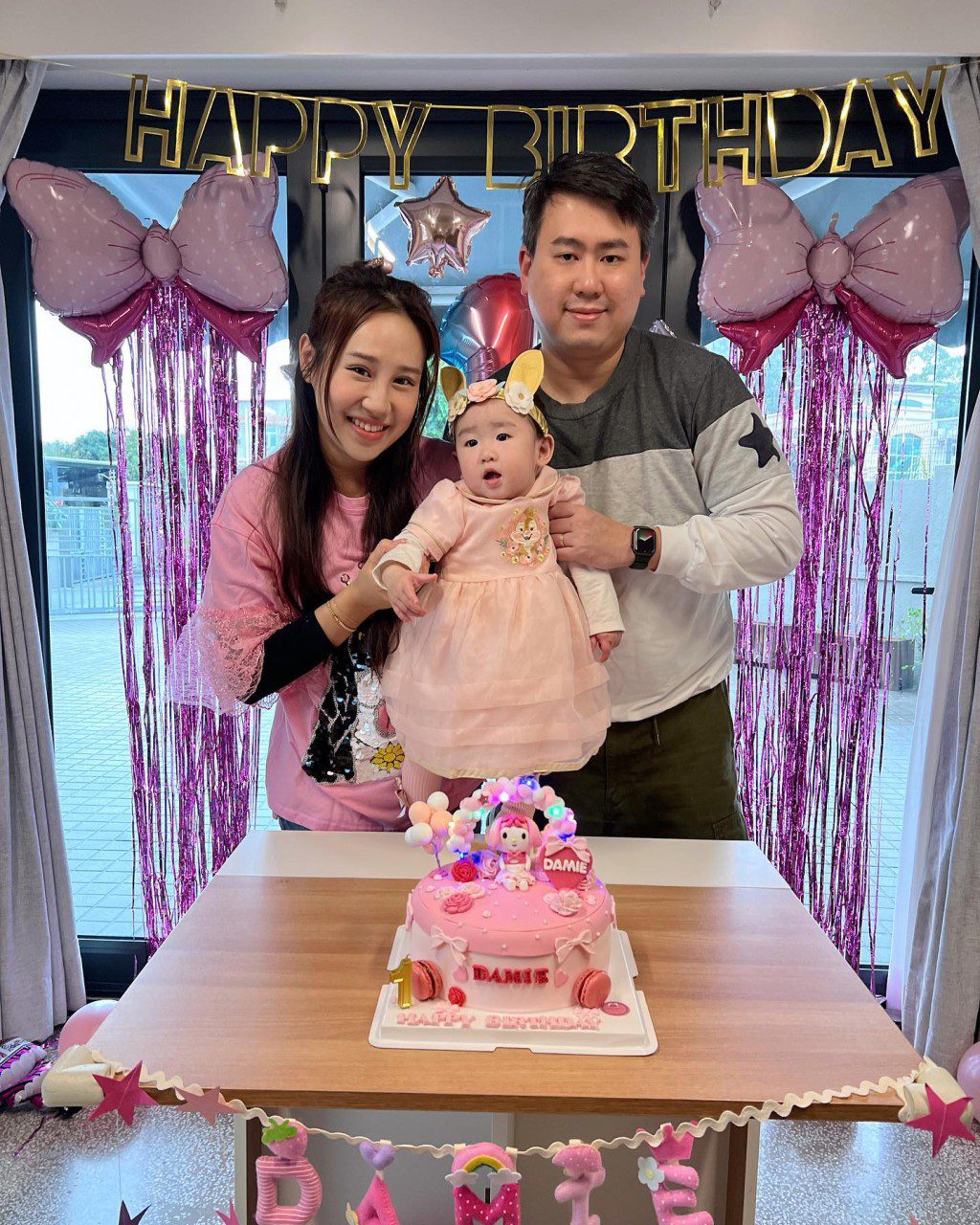 她每年都會為女兒舉辦生日會。